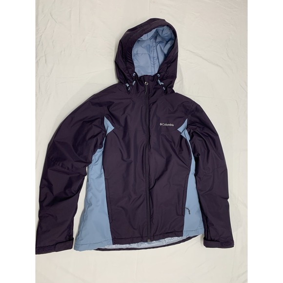 Comlubia Thermal Coil Full Zip Purple/Light Blue Hoodie Jacket Women's Sz M - Picture 1 of 11